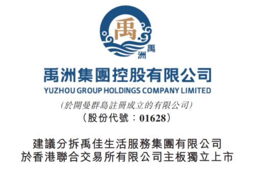 禹洲集團分拆禹佳生活服務上市 聚焦生活服務新賽道，文化經紀人服務成亮點